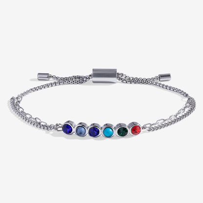 Sister Hidden Message Acrostic Bolo Bracelet ALEX AND ANI