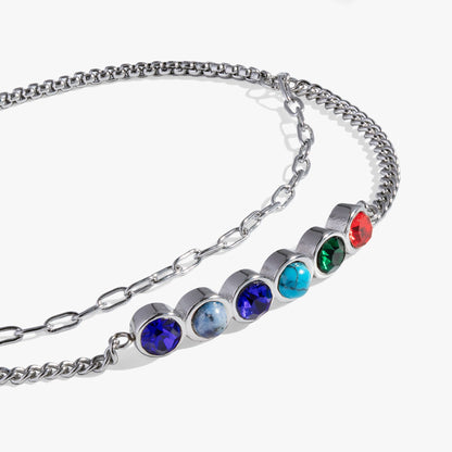 Sister Hidden Message Acrostic Bolo Bracelet ALEX AND ANI