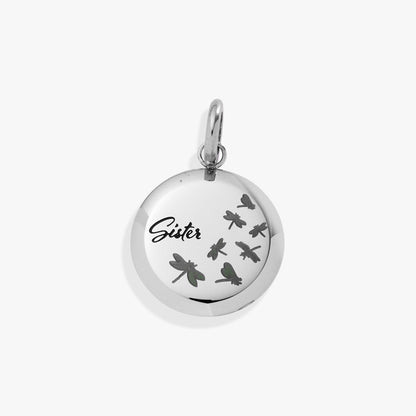 Sister Dragonfly Disc Charm ALEX AND ANI