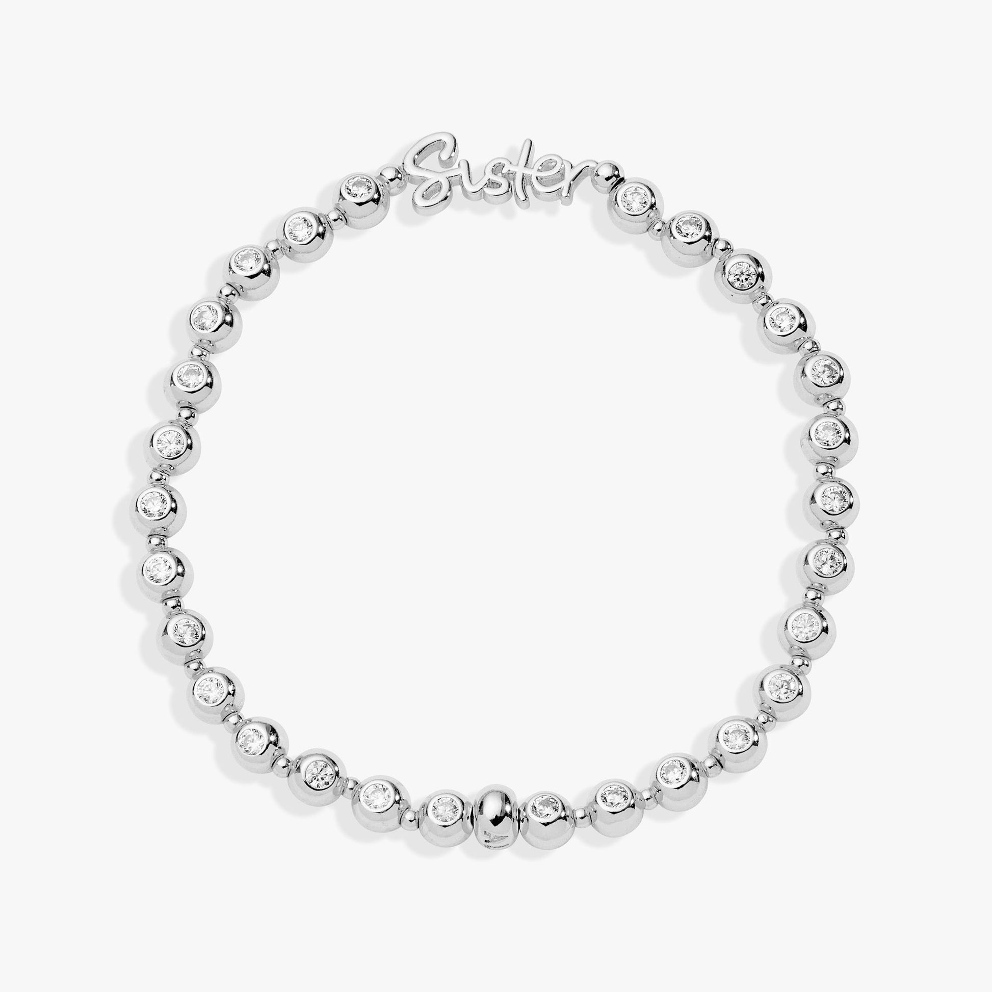 Sister Elongated Crystal Stretch Bracelet ALEX AND ANI