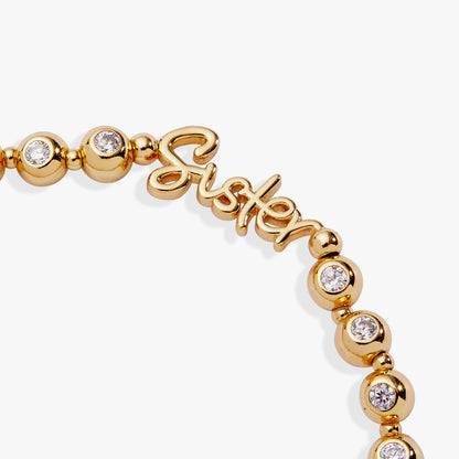 Sister Elongated Crystal Stretch Bracelet ALEX AND ANI