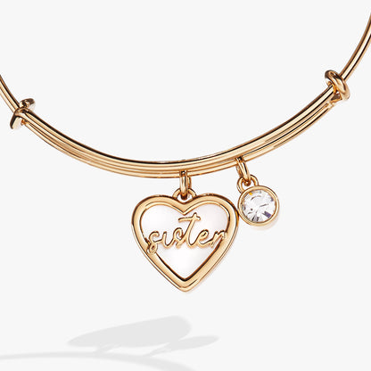 Sister Mother of Pearl Bangle ALEX AND ANI