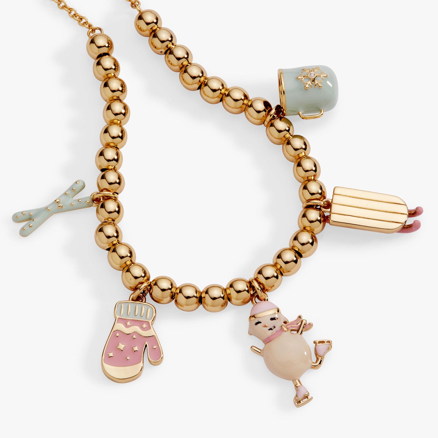 Winter Wonderland Multi Charm Bolo Bracelet ALEX AND ANI