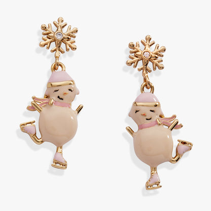 Winter Wonderland Snowman Drop Earrings ALEX AND ANI