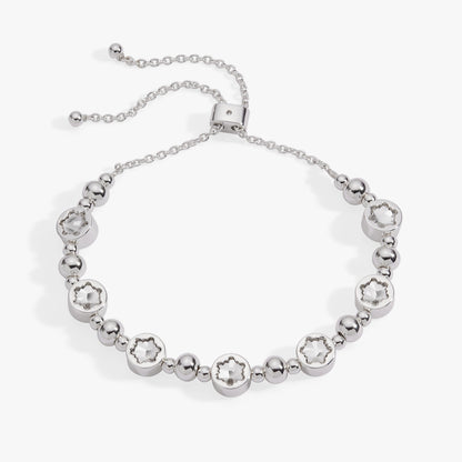 Crystal Snowflake Beaded Bolo Bracelet ALEX AND ANI
