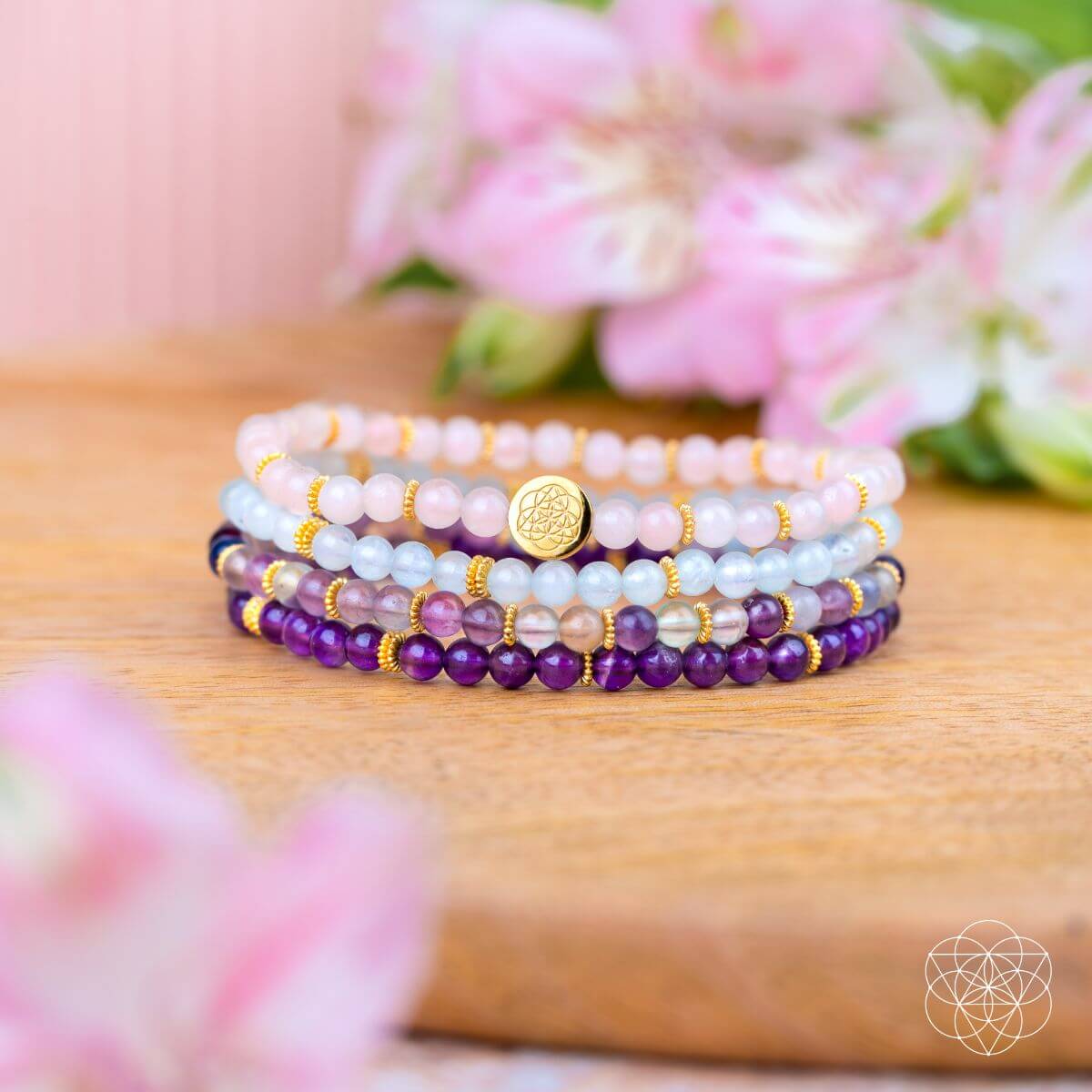 Soothing Anxiety-Free Bracelet Pack of 4 Conscious Items