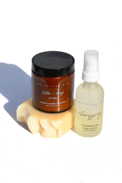 Double Cleansing Kit: Soothing Pretty farm girl