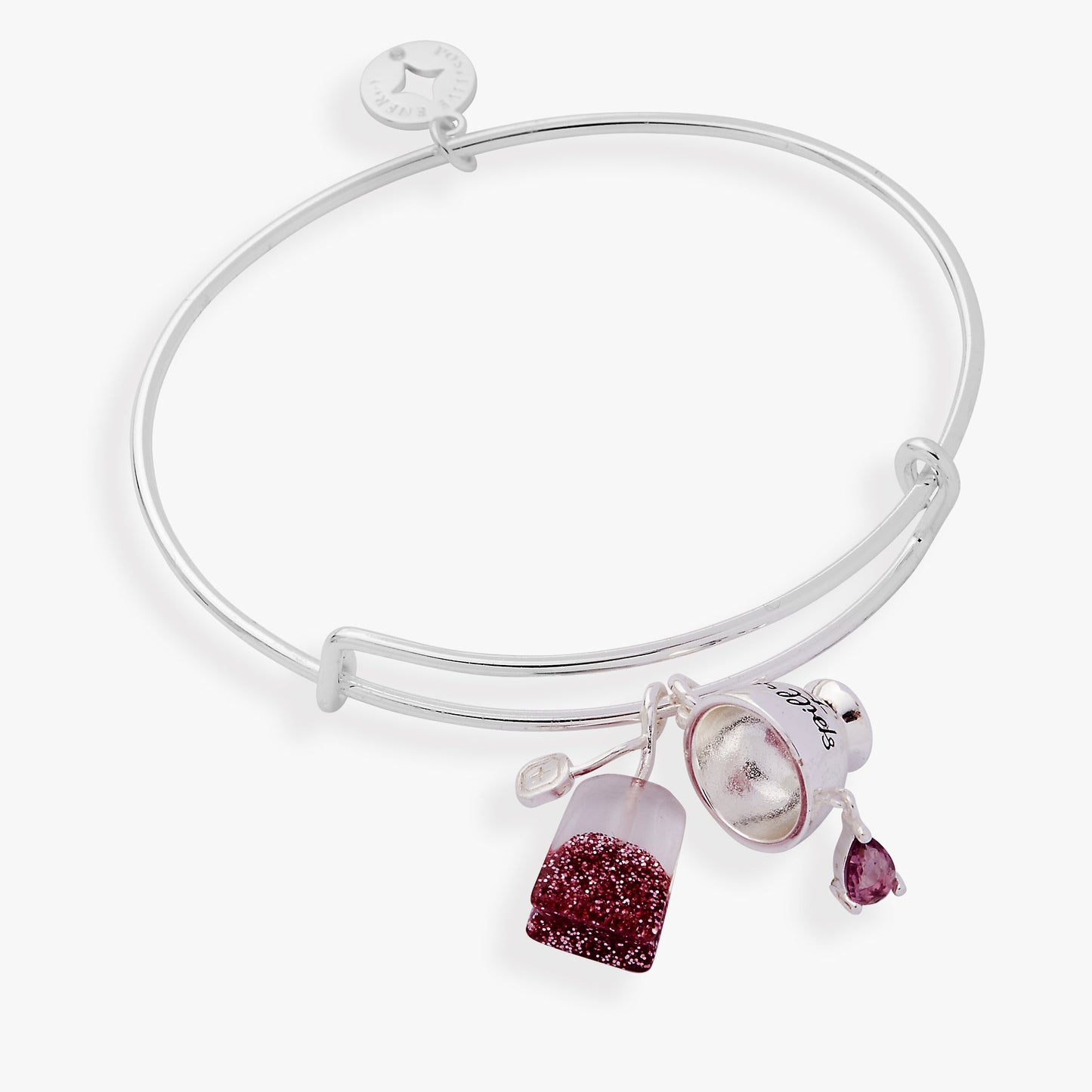 'Spill the Tea' Cup & Tea Bag Charm Bangle ALEX AND ANI