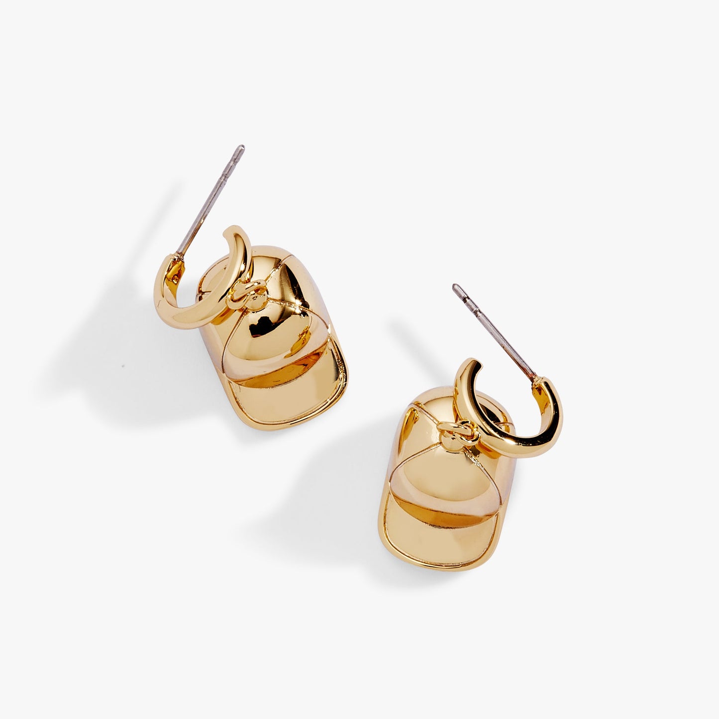 Baseball Cap Huggie Drop Earrings ALEX AND ANI