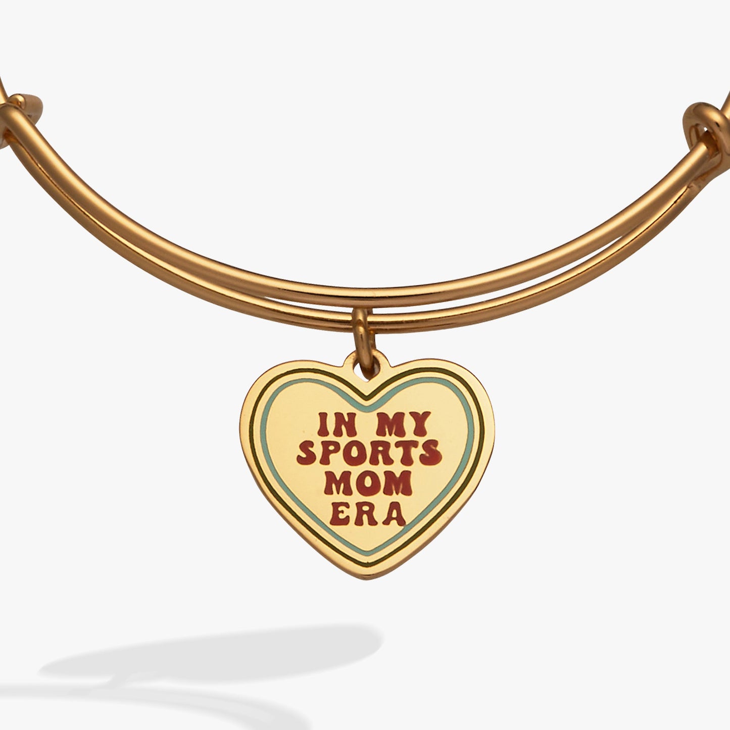 'In My Sports Mom Era' Heart' Charm Bangle ALEX AND ANI