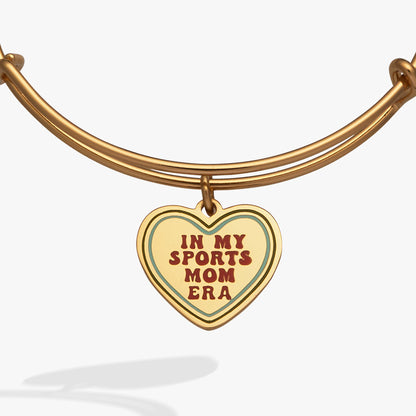 'In My Sports Mom Era' Heart' Charm Bangle ALEX AND ANI