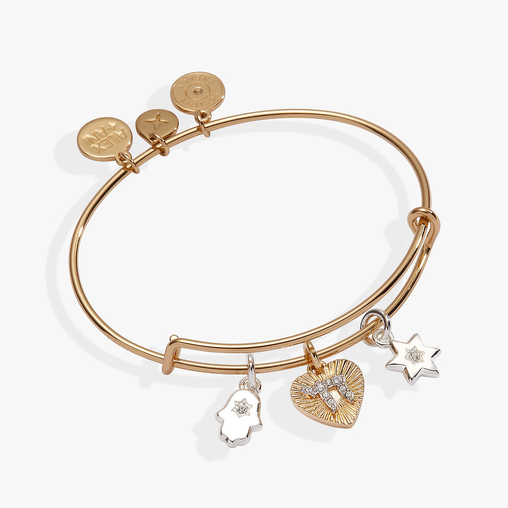 Faith and Family Star of David Charm Bangle ALEX AND ANI