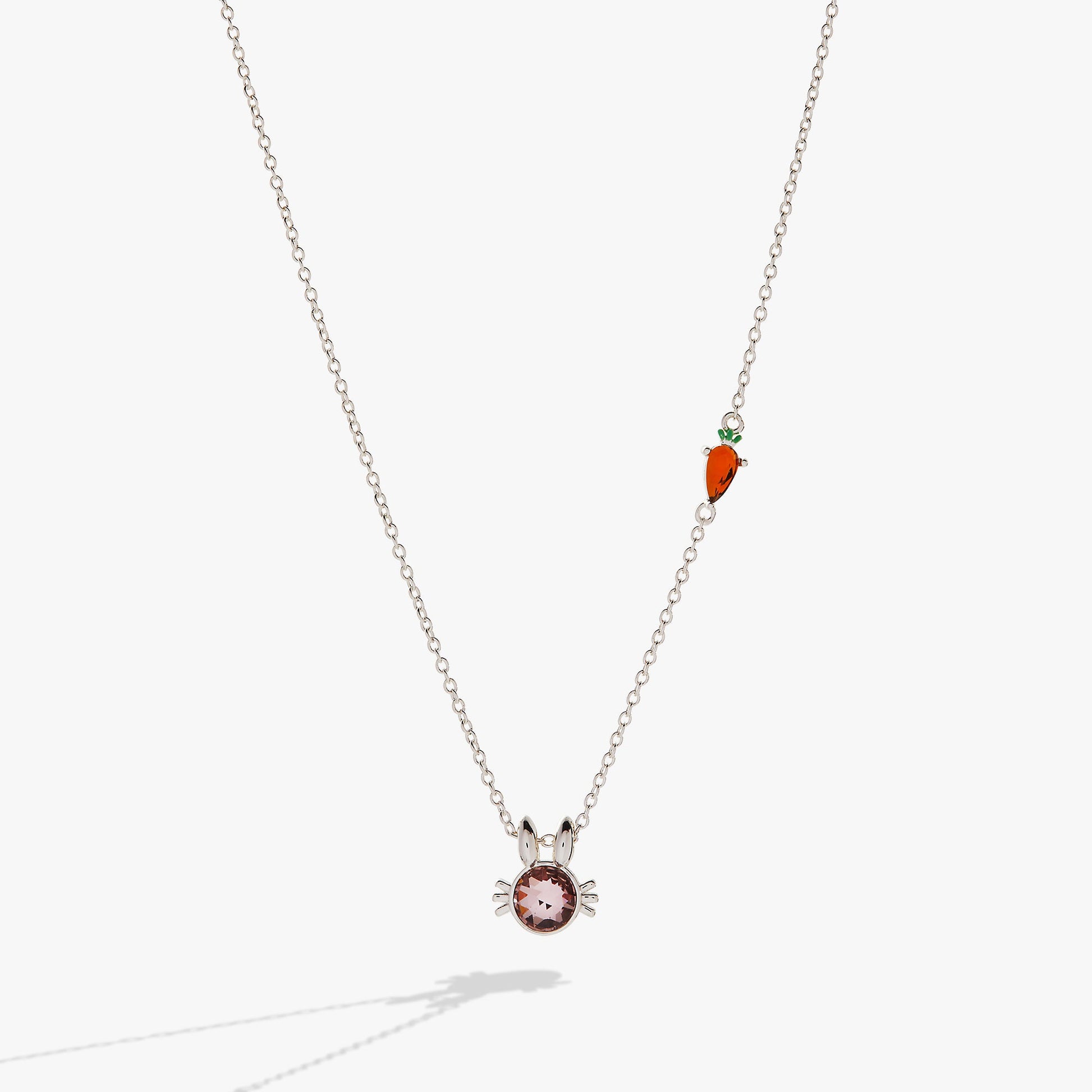 Crystal Bunny Pendant Necklace ALEX AND ANI