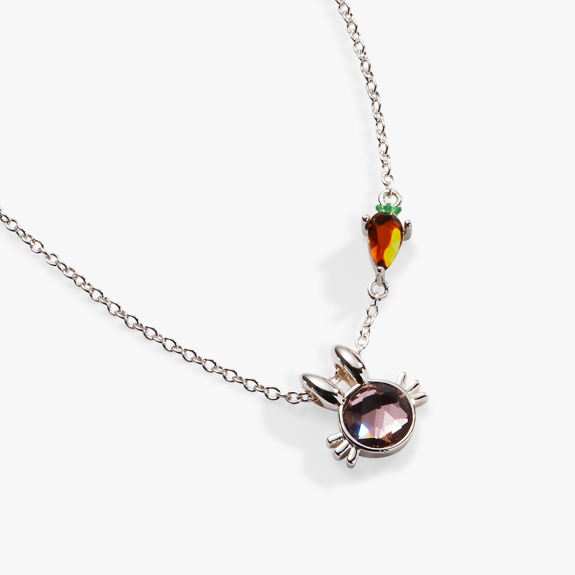 Crystal Bunny Pendant Necklace ALEX AND ANI