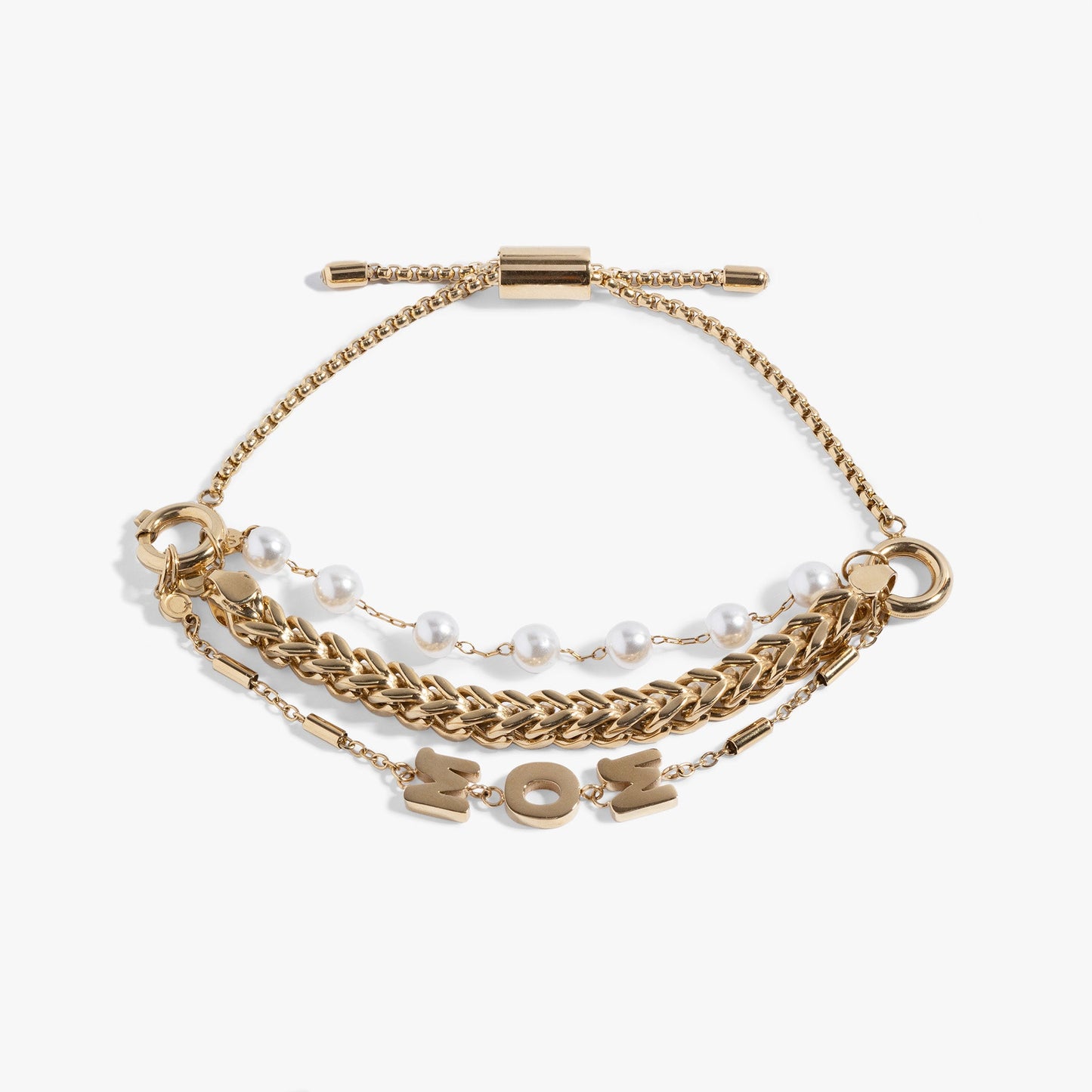 Mom Pearl Stranded™ Bracelet Set ALEX AND ANI