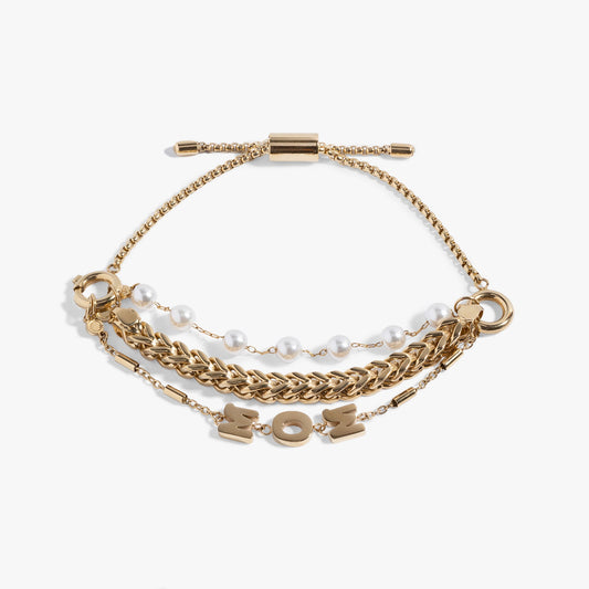 Mom Pearl Stranded™ Bracelet Set ALEX AND ANI