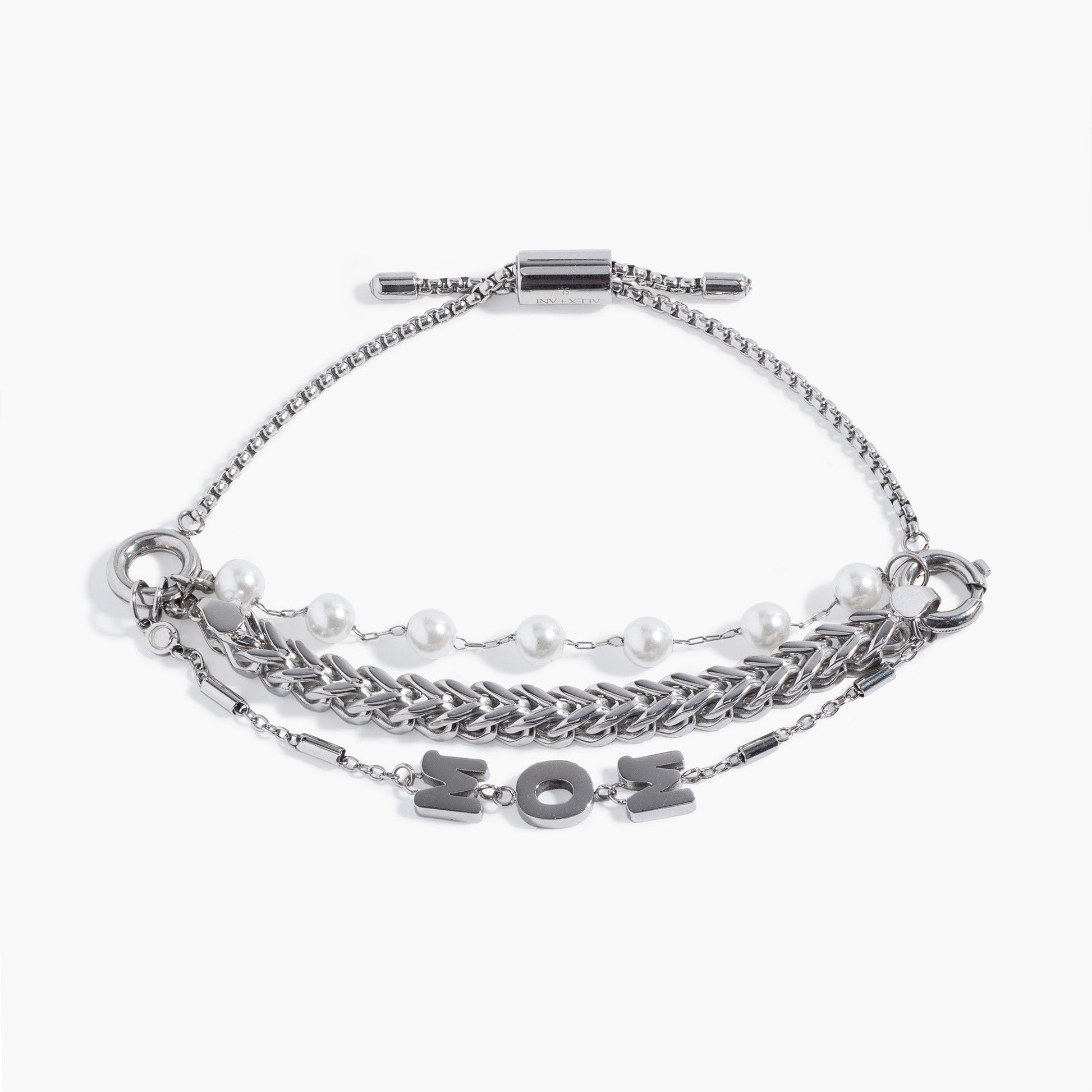 Mom Pearl Stranded™ Bracelet Set ALEX AND ANI