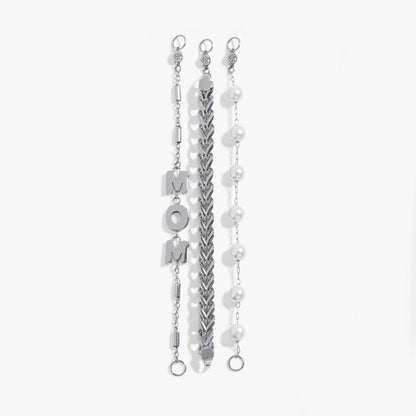 Mom Pearl Stranded™ Bracelet Set ALEX AND ANI