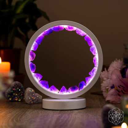 Stress Less, Sleep More – Amethyst Healing Lamp Conscious Items