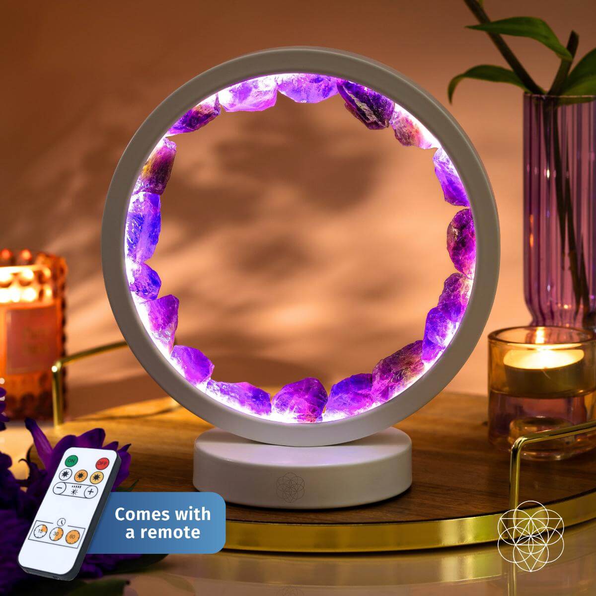Stress Less, Sleep More – Amethyst Healing Lamp Conscious Items