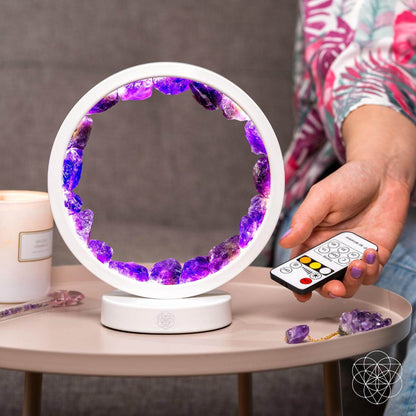 Stress Less, Sleep More – Amethyst Healing Lamp Conscious Items