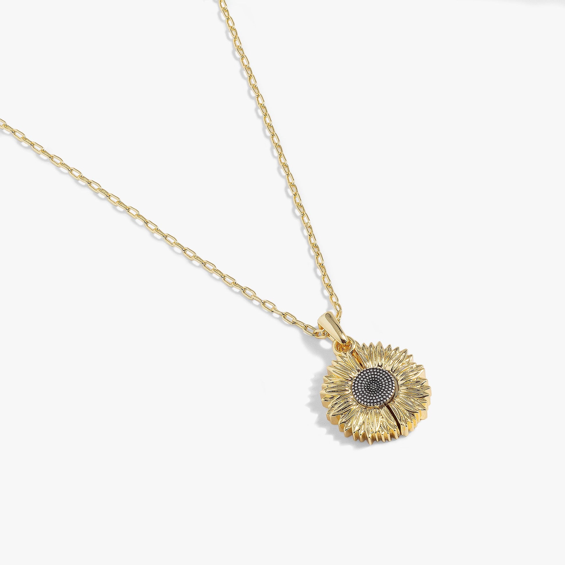 Sunflower 'Choose Happiness' Mantra Necklace ALEX AND ANI