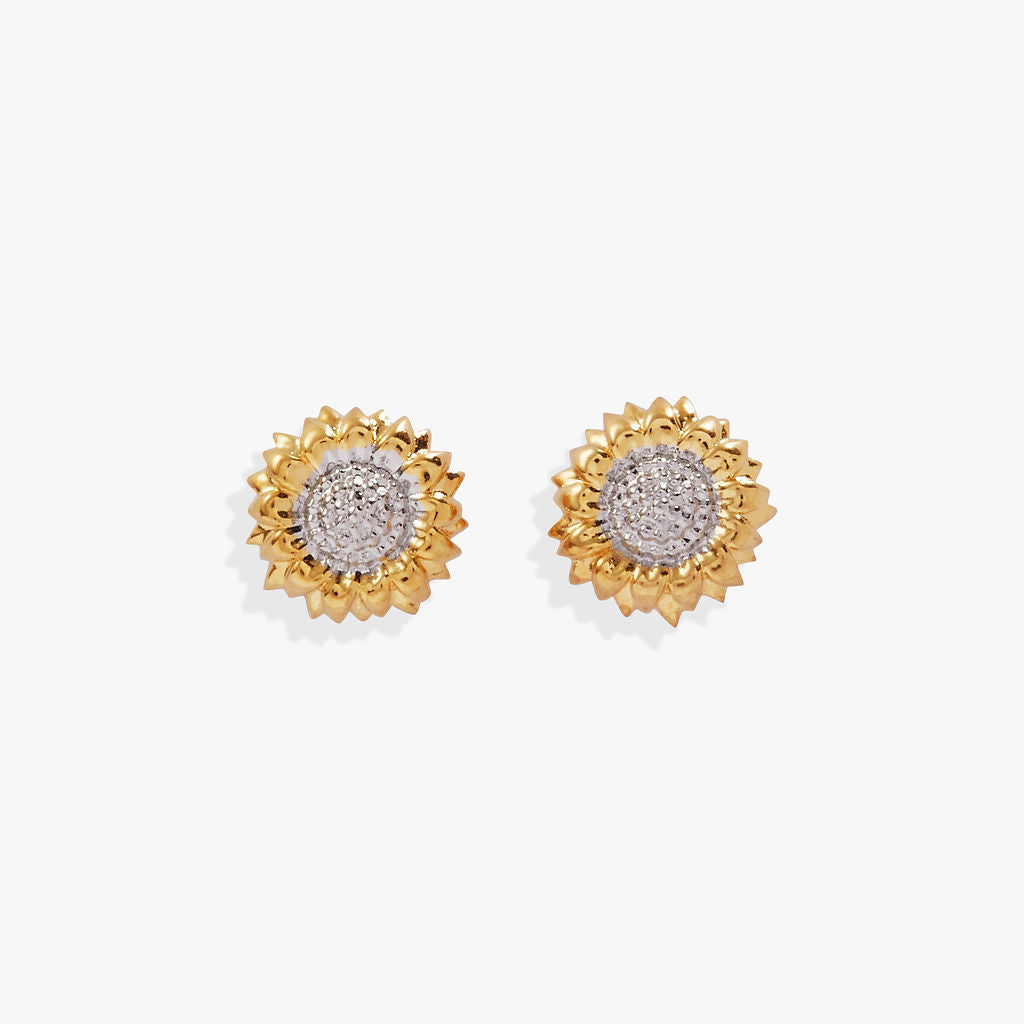 Sunflower Mini Stud Earrings ALEX AND ANI