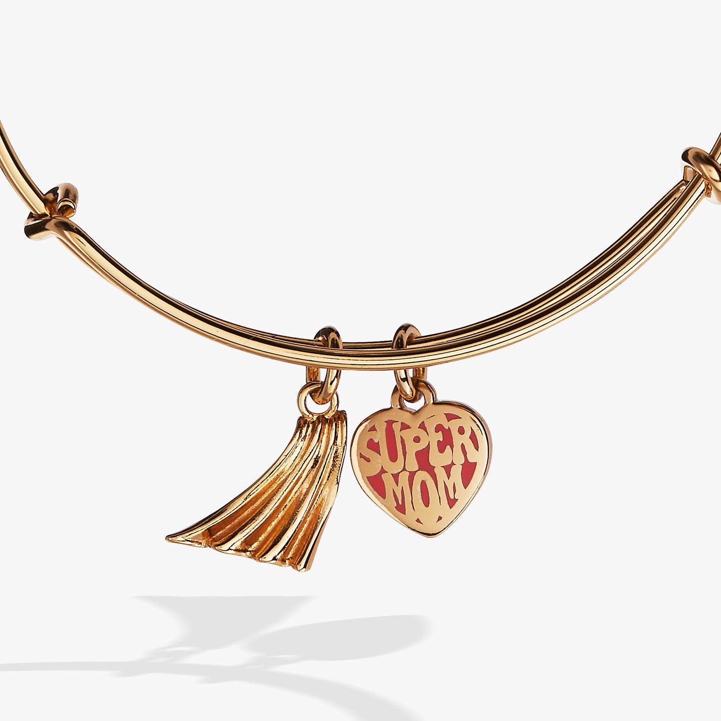 'Super Mom' Heart and Cape Charm Bangle ALEX AND ANI