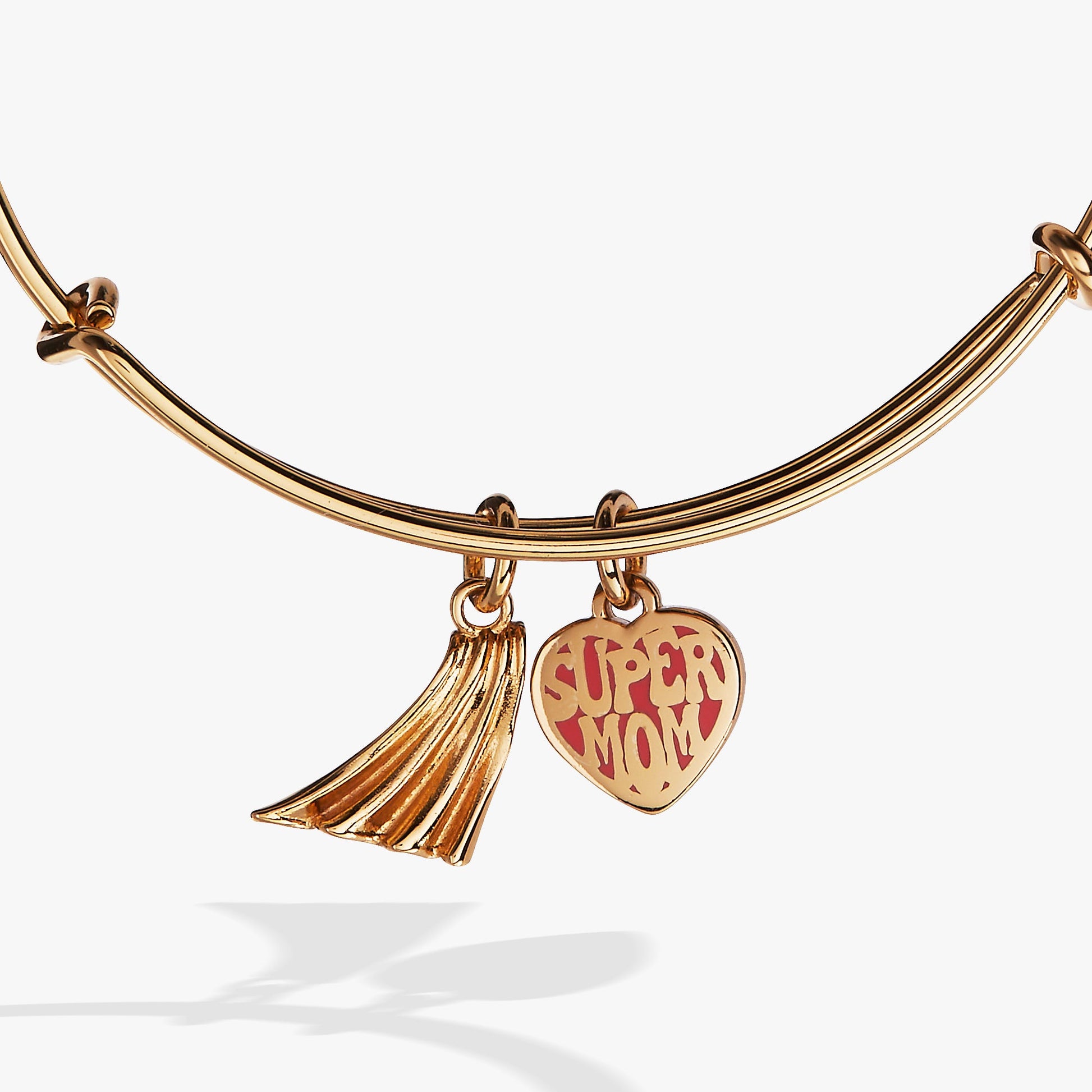 'Super Mom' Heart and Cape Charm Bangle ALEX AND ANI