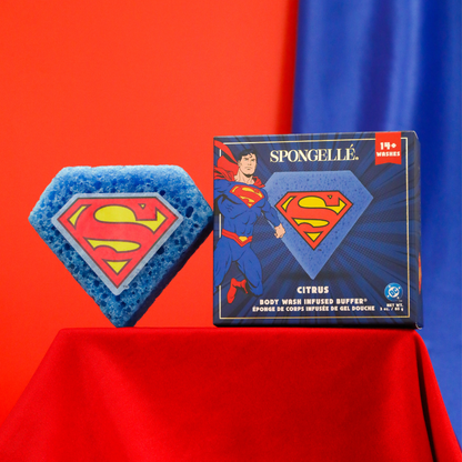 Superman™ Citrus Body Buffer | DC Superhero Spongellé