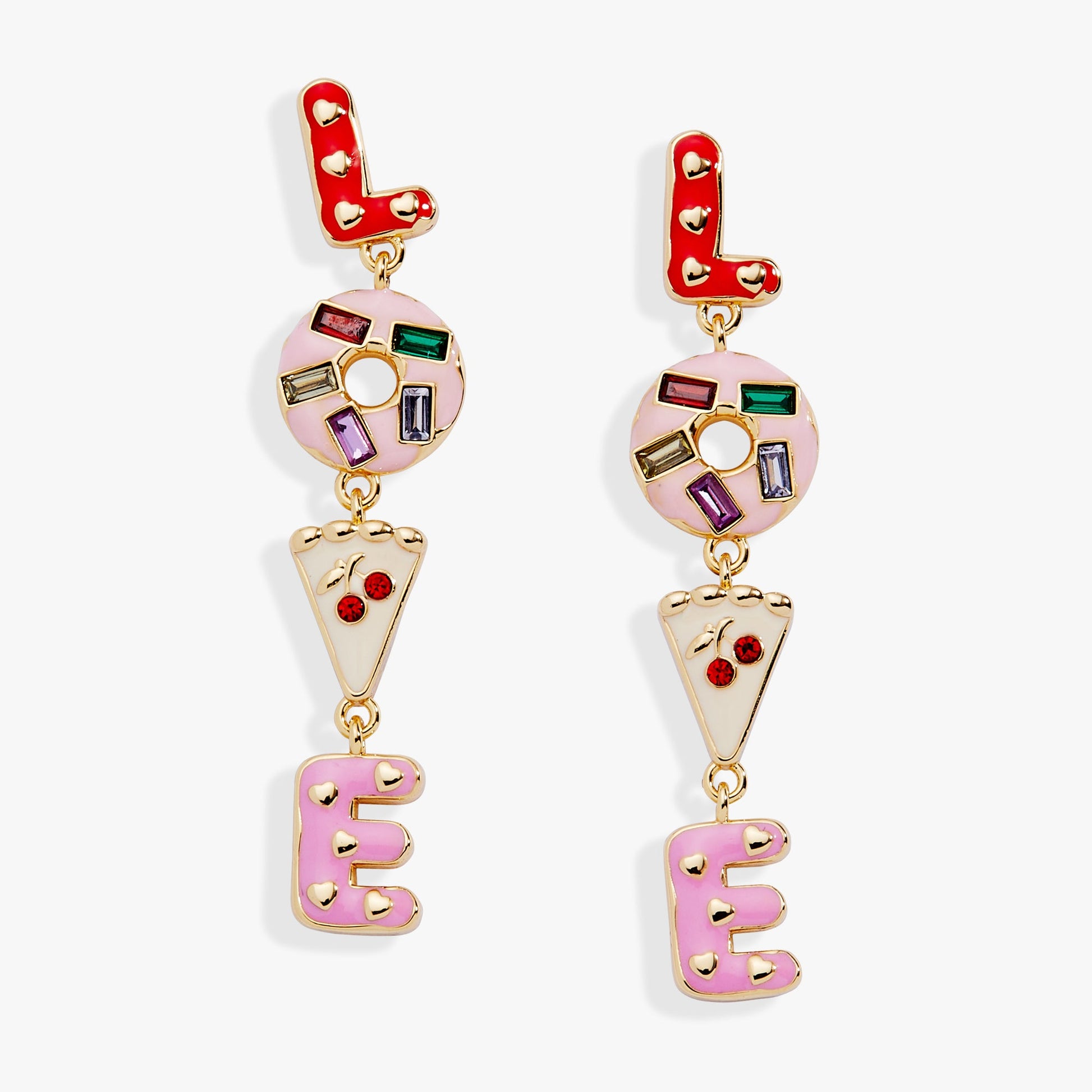 Sweet Shop 'Love' Linear Drop Statement Earrings ALEX AND ANI