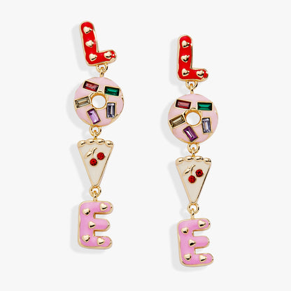 Sweet Shop 'Love' Linear Drop Statement Earrings ALEX AND ANI