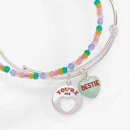 Sweethearts® 'You're My Bestie' Bangle Set of 2 ALEX AND ANI