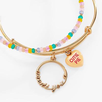 Sweethearts® 'Aren't You A Cutie Pie' Bangles Set of 2 ALEX AND ANI