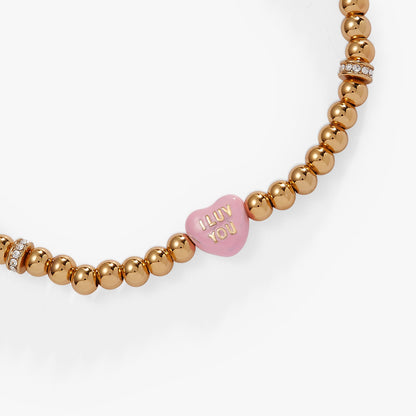 Sweethearts® 'I Luv You' Stretch Bracelet ALEX AND ANI