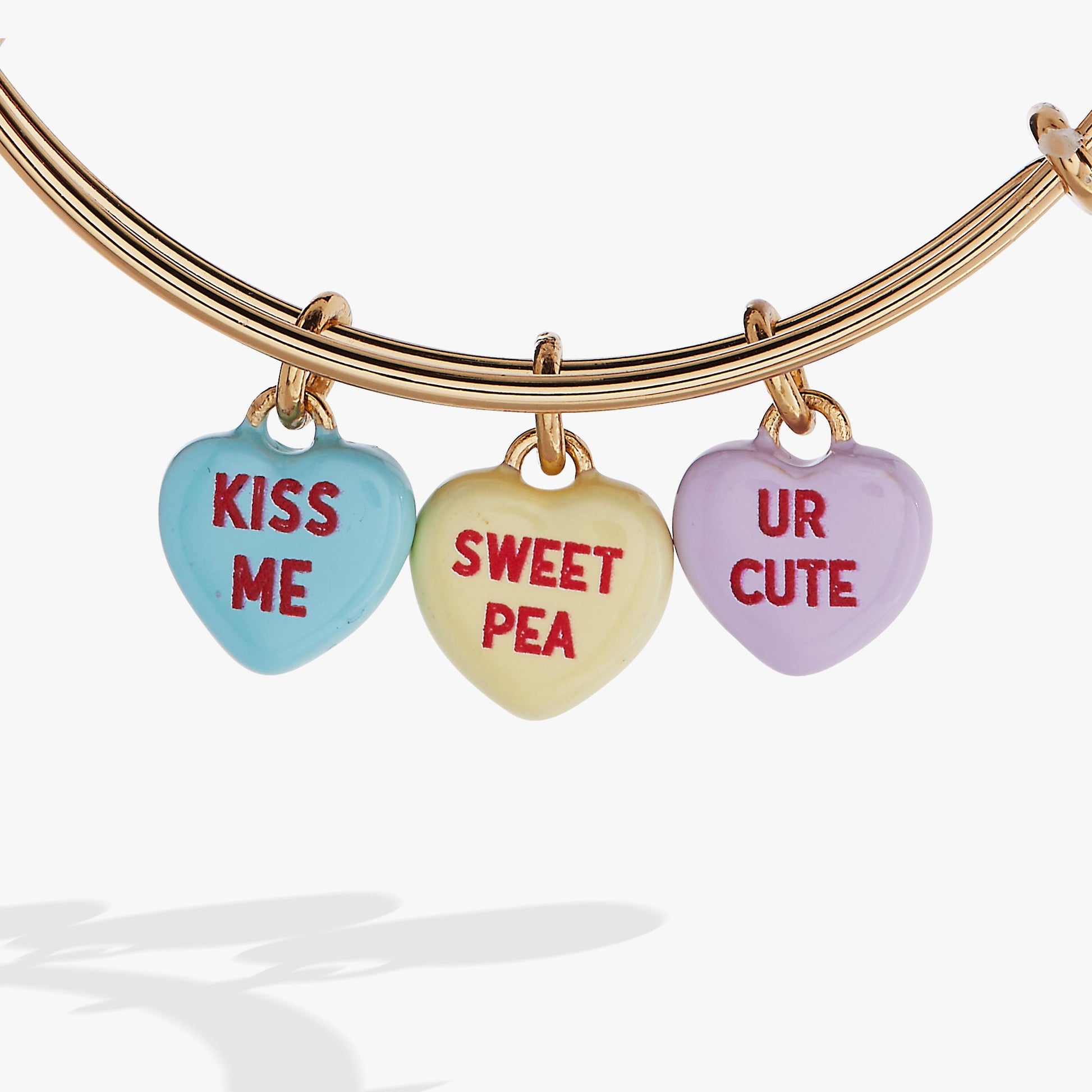 Sweethearts® Multi-Heart Charm Bangle ALEX AND ANI
