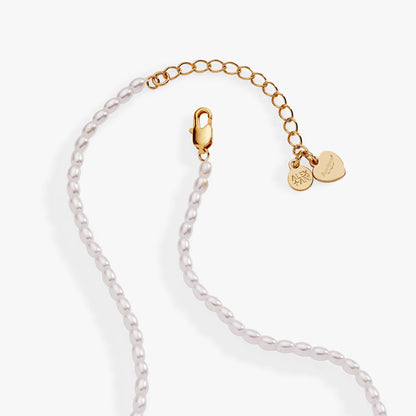 Sweethearts® ‘XOXO’ Heart Charm Pearl Beaded Necklace ALEX AND ANI