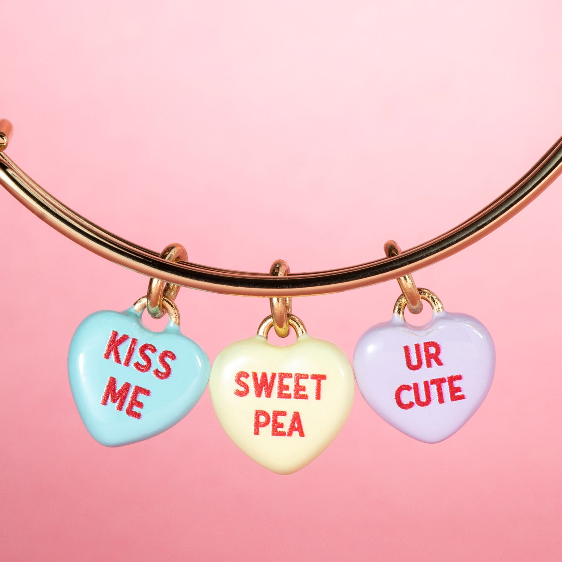 Sweethearts® Multi-Heart Charm Bangle ALEX AND ANI
