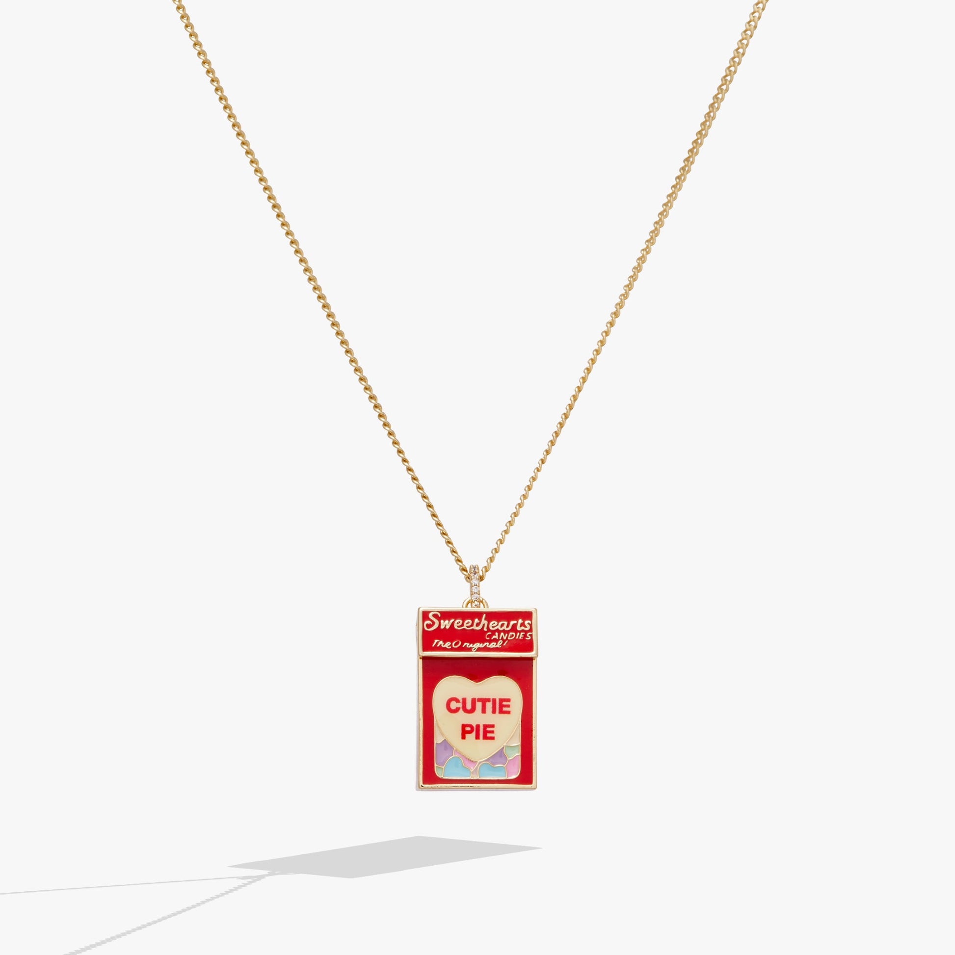 Sweethearts® Box Locket And Heart Charm Necklace ALEX AND ANI