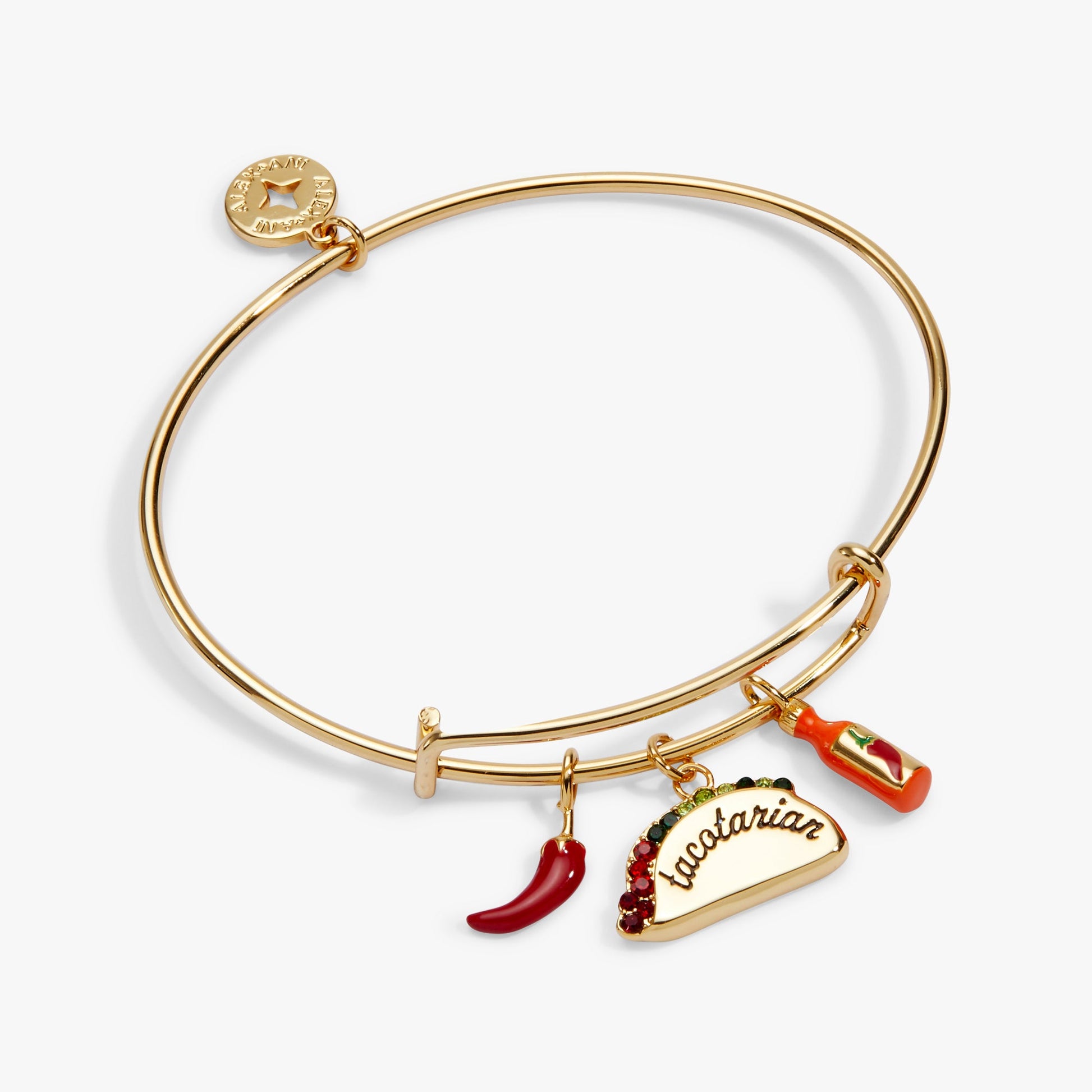 'Tacotarian' Multi Charm Bangle ALEX AND ANI