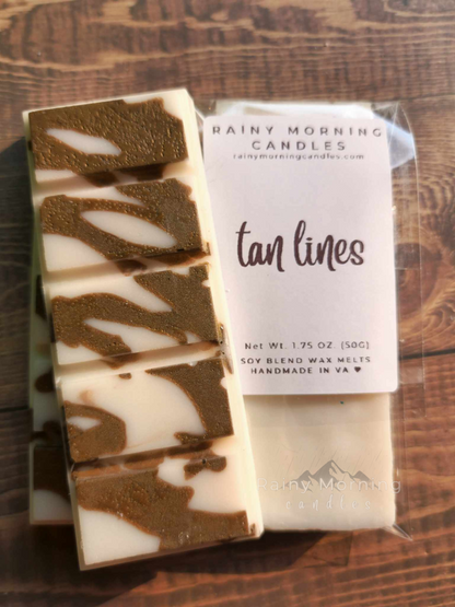 Tan Lines | Wax Melts Rainy Morning Candles