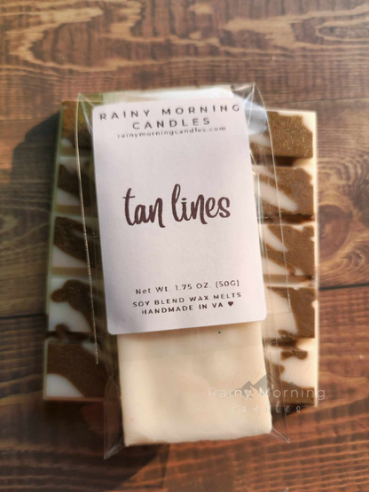 Tan Lines | Wax Melts Rainy Morning Candles