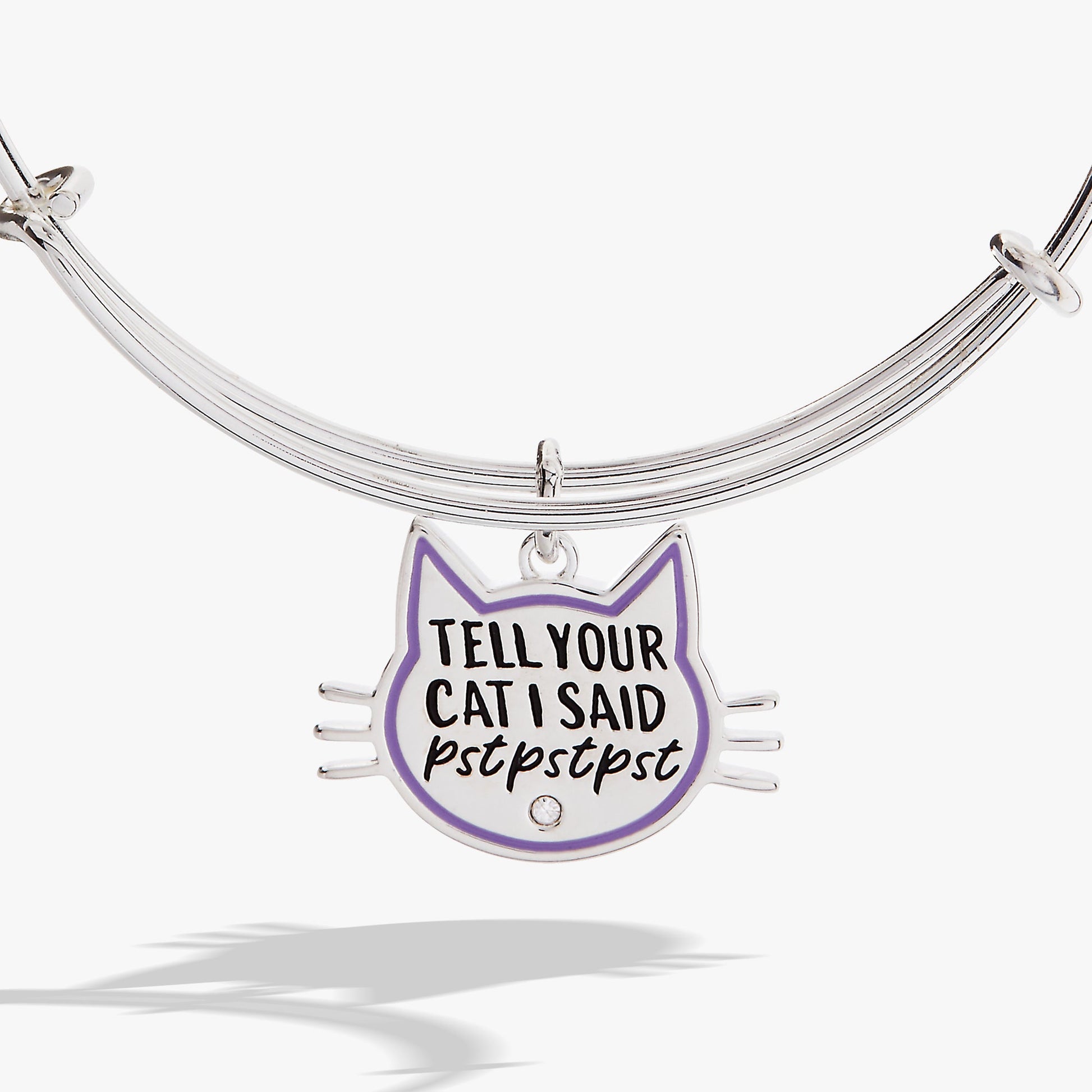 'Tell Your Cat I Said Pst Pst Pst' Bangle ALEX AND ANI