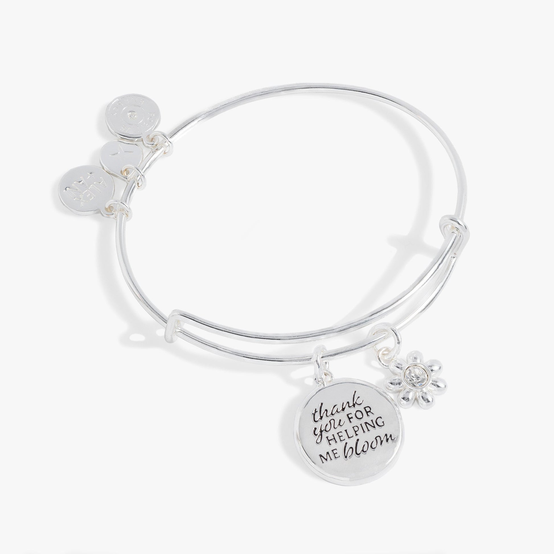 Thank You For Helping Me Bloom' Charm Bangle ALEX AND ANI