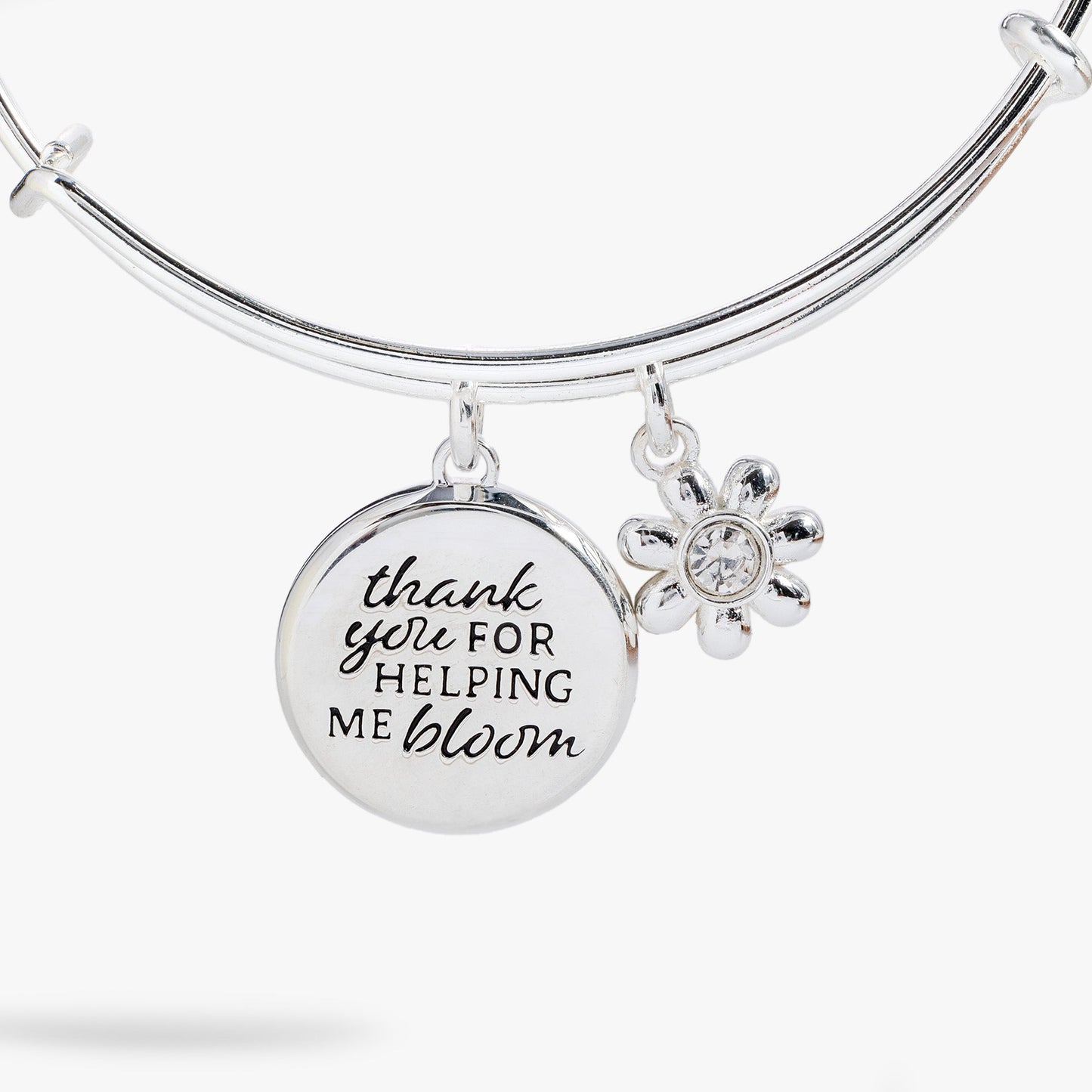 Thank You For Helping Me Bloom' Charm Bangle ALEX AND ANI