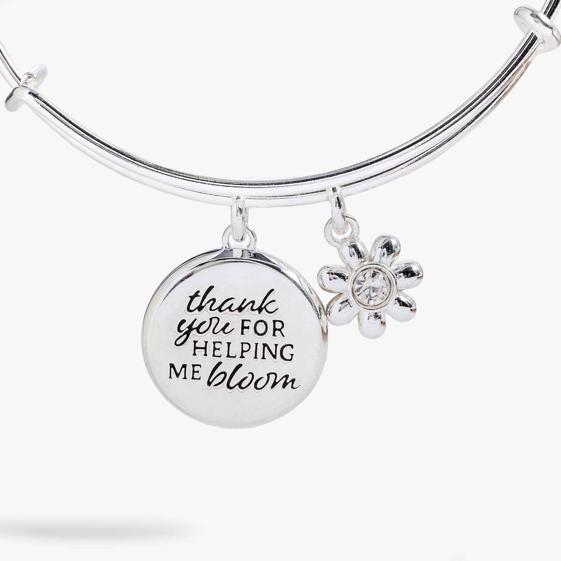 Thank You For Helping Me Bloom' Charm Bangle ALEX AND ANI