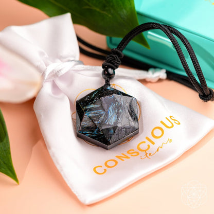 The Arfvedsonite Deep Healing Pendant Conscious Items