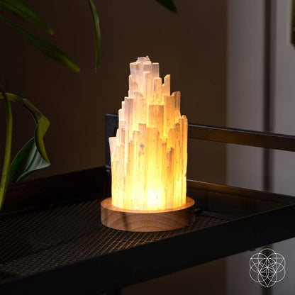 The Cleanse-All Selenite Lamp - 2 Pounds of Healing Power Conscious Items