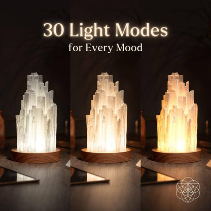 The Cleanse-All Selenite Lamp - 2 Pounds of Healing Power Conscious Items