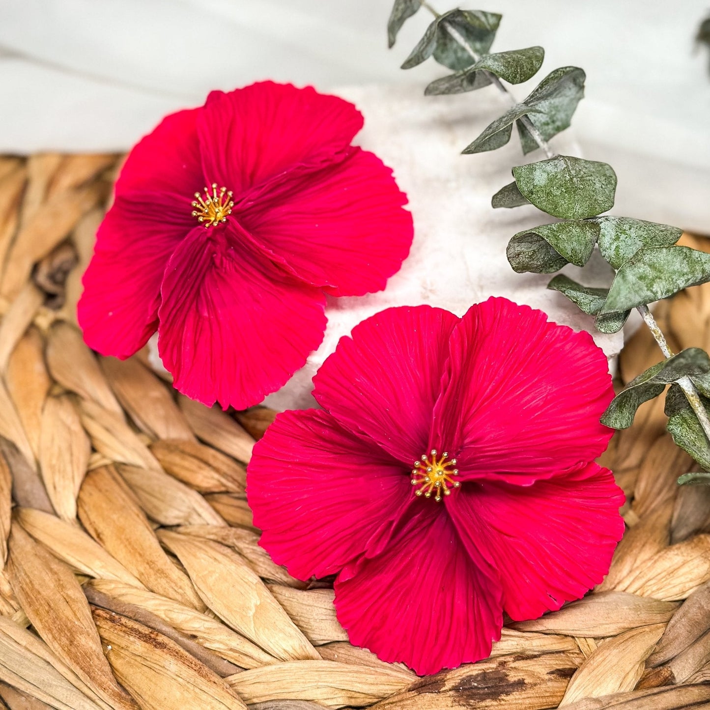 Sabine - Extra Large Flower Statement Earrings